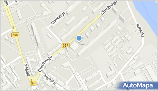 Paczkomat InPost OLW10M, Chrobrego 23A, Oława 55-200