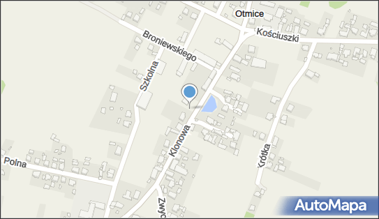 Paczkomat InPost OMI01M, Klonowa 12, Otmice 47-180
