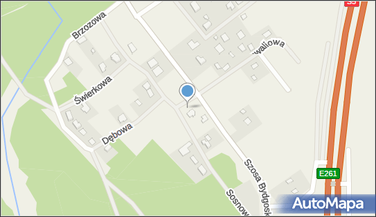 Paczkomat InPost OOI01M, Sosnowa 20, Osówiec 86-014
