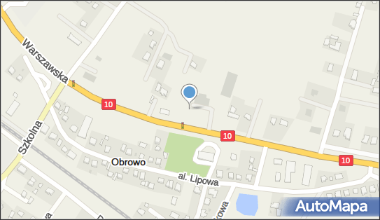 Paczkomat InPost OOO01M, Warszawska 13, Obrowo 87-126