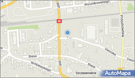 Paczkomat InPost OPO01BAPP, Dworska 13, Opole 45-751