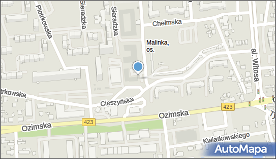 Paczkomat InPost OPO04L, Bielska 1, Opole 45-401