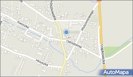 Paczkomat InPost OPO05APP, Odrodzenia 3, Opole 45-774