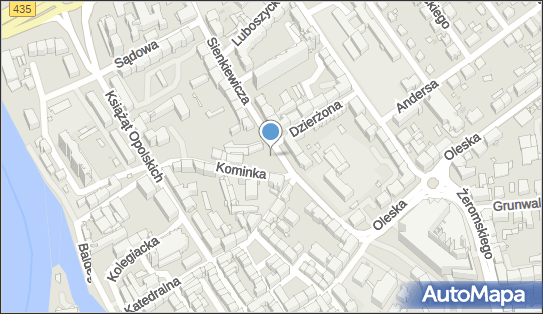 Paczkomat InPost OPO05M, Sienkiewicza 17, Opole 45-037