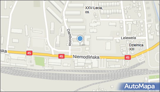 Paczkomat InPost OPO05N, Dambonia 169, Opole 45-860