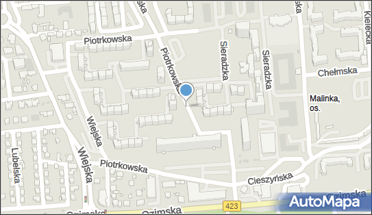 Paczkomat InPost OPO09BAPP, Piotrkowska 5, Opole 46-020