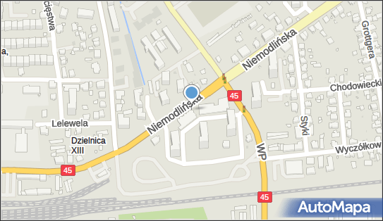 Paczkomat InPost OPO11M, Niemodlińska 65, Opole 45-864