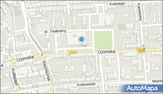 Paczkomat InPost OPO12M, Plac Teatralny 13, Opole 45-056