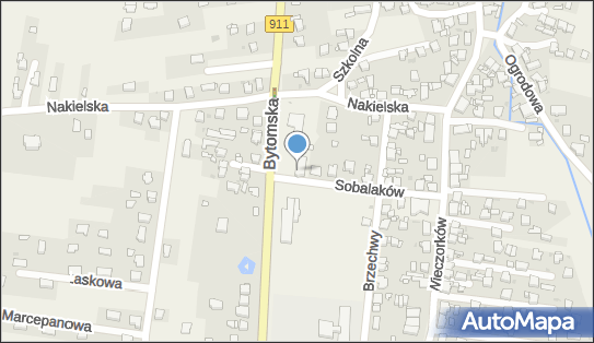 Paczkomat InPost ORH01M, Sobalaków 14, Orzech 42-622