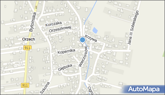 Paczkomat InPost ORH02M, Wieczorków 34A, Orzech 42-622