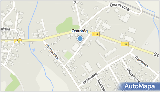 Paczkomat InPost ORR01M, Szamotulska 26B, Ostroróg 64-560