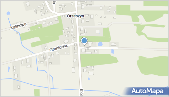 Paczkomat InPost ORY01M, Klonowa 77, Orzeszyn 05-532