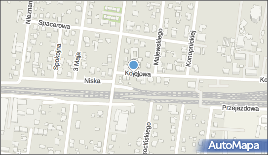 Paczkomat InPost OSM02M, Kolejowa 7, Ożarów Mazowiecki 05-850