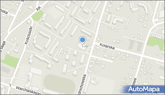 Paczkomat InPost OSM02N, Widnichowska 5B, Ostrów Mazowiecka 07-300