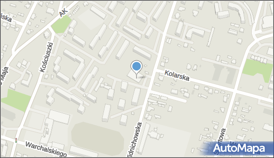 Paczkomat InPost OSM02N, Widnichowska 5B, Ostrów Mazowiecka 07-300