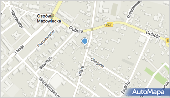 Paczkomat InPost OSM08M, Piłata 17, Ostrów Mazowiecka 07-300