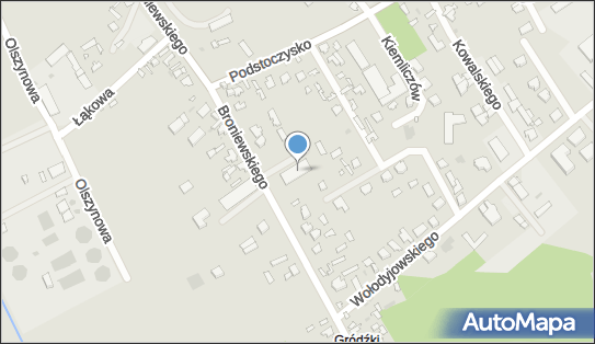 Paczkomat InPost OSM12M, Broniewskiego 53, Ostrów Mazowiecka 07-300