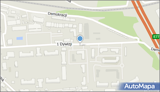 Paczkomat InPost OST02BAPP, I Dywizji 14, Ostróda 14-100