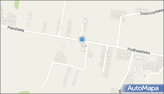 Paczkomat InPost OTK01M, Pienińska 286, Ostrowsko 34-431