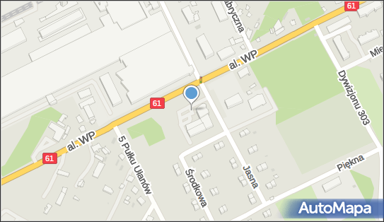 Paczkomat InPost OTS01N, Wojska Polskiego 22, Ostrołęka 07-401