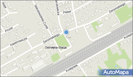 Paczkomat InPost OTS02BAPP, Plac Dworcowy 2, Ostrołęka 07-417