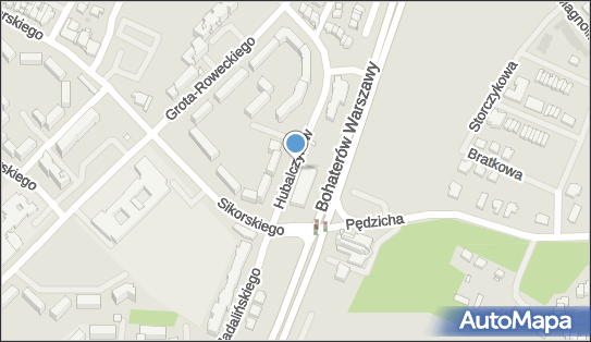 Paczkomat InPost OTS02N, Hubalczyków 1, Ostrołęka 07-410