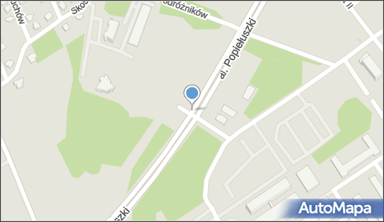 Paczkomat InPost OTS05BAPP, Aleja Popiełuszki Jerzego, bł. ks. 07-410