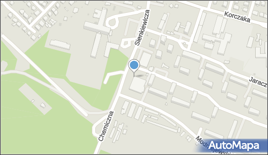 Paczkomat InPost OTS06M, Sienkiewicza 55, Ostrołęka 07-410