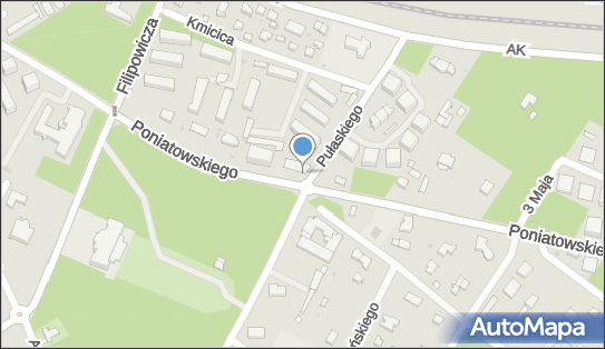Paczkomat InPost OTW07M, Kazimierza Pułaskiego 8a, Otwock 05-400