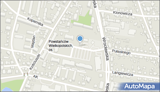 Paczkomat InPost OWI03BAPP, Gen. Tadeusza Kościuszki 21H 63-400