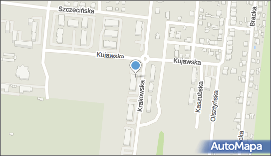 Paczkomat InPost OWI10BAPP, Kujawska 31, Ostrów Wielkopolski 63-400