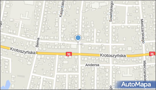 Paczkomat InPost OWI23M, Krotoszyńska 72, Ostrów Wielkopolski 63-400