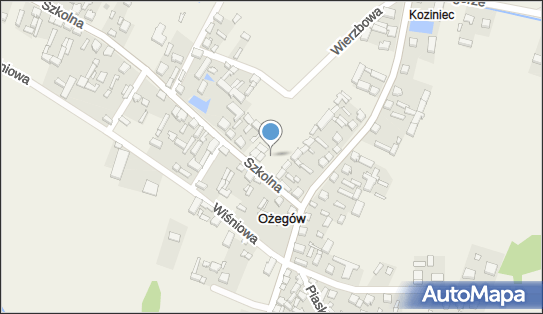 Paczkomat InPost OZE01M, Szkolna 6a, Ożegów 98-354