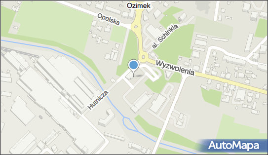 Paczkomat InPost OZI03N, Hutnicza 1, Ozimek 46-040