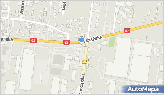 Paczkomat InPost OZM01AP, Poznańska 151, Ożarów Mazowiecki 05-850