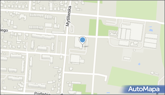 Paczkomat InPost PAB01ML, Myśliwska 34B, Pabianice 95-200