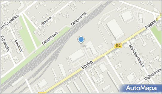 Paczkomat InPost PAB10M, Łaska 11, Pabianice 95-200