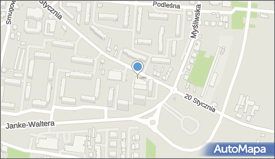 Paczkomat InPost PAB17M, 20-tego Stycznia 105-107, Pabianice 95-200