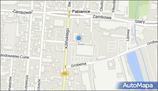 Paczkomat InPost PAB21M, Grobelna 9, Pabianice 95-200