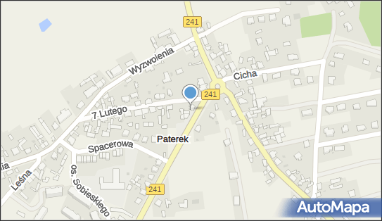 Paczkomat InPost PAT01M, 7 Lutego 2, Paterek 89-100