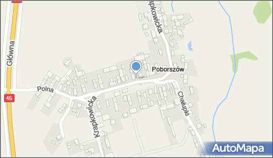 Paczkomat InPost PBSZ01G, Krapkowicka 19, Poborszów 47-214