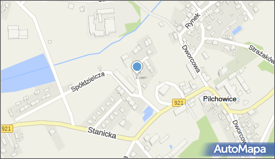 Paczkomat InPost PCH01N, Spółdzielcza 11, Pilchowice 44-145