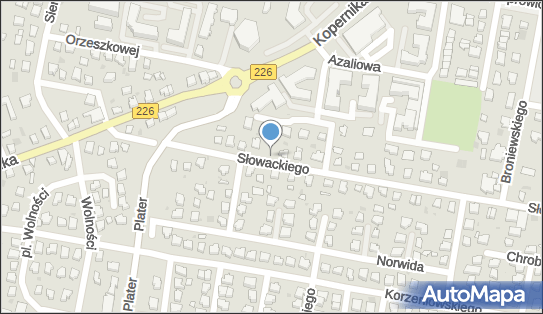 Paczkomat InPost PGD16M, Słowackiego 11A, Pruszcz Gdański 83-000