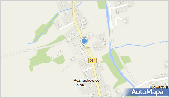 Paczkomat InPost PHD01M, Poznachowice Dolne 104, Poznachowice Dolne 32-412