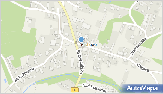 Paczkomat InPost PHO01M, Wiejska 3, Pilchowo 72-004