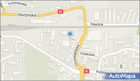 Paczkomat InPost PIS01ML, Grunwaldzka 3, Pisz 12-200