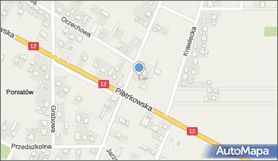 Paczkomat InPost PIT01N, Szkolna 2, Poniatów 97-330