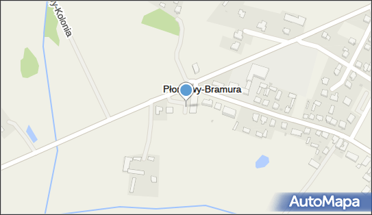 Paczkomat InPost PLB01BAPP, Płoniawy-Bramura 84C, Płoniawy-Bramura 06-210