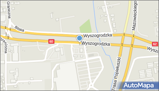 Paczkomat InPost PLC01N, Wyszogrodzka 116, Płock 09-410