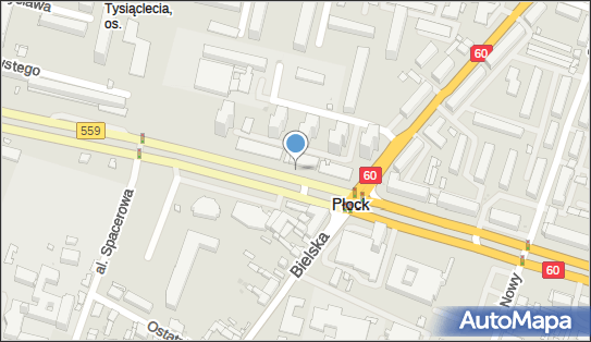 Paczkomat InPost PLC03HP, aleja Floriana Kobylińskiego 4, Płock 09-400